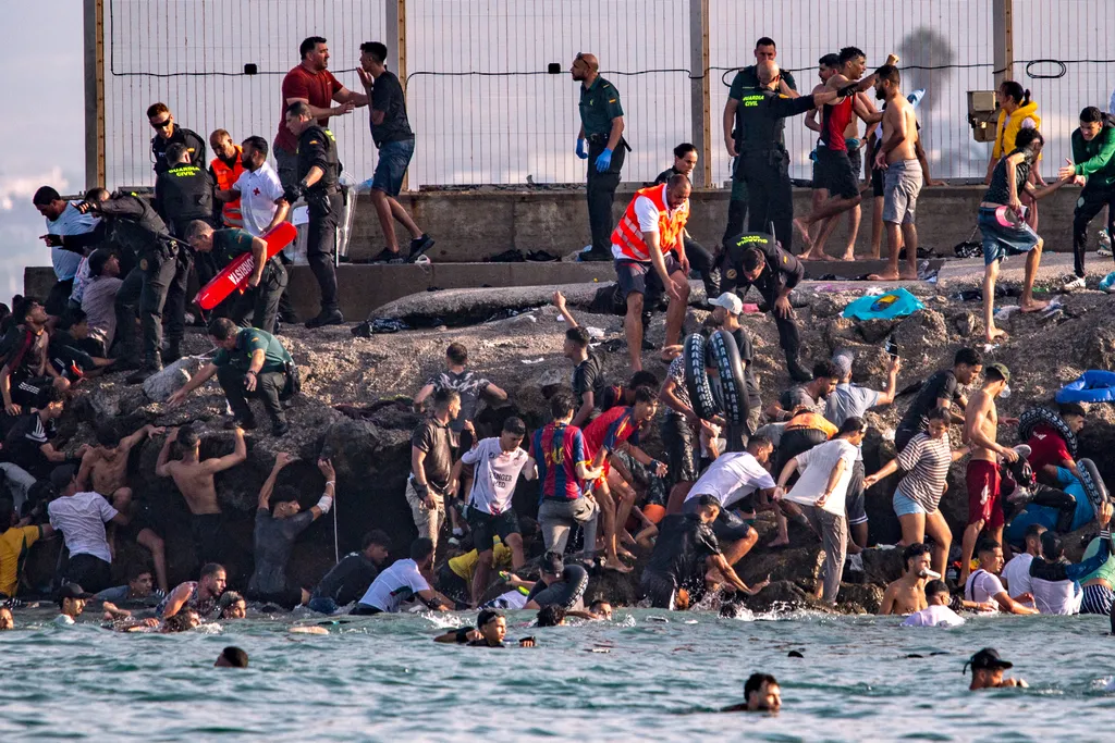 Ceuta Migration Crisis: Thousands Cross Into Spanish Enclave As Humanitarian Emergency Unfolds